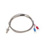 TERMOCUPLA TIPO J, 450C, TIPO TORNILLO 1/4 PULG, 2 METROS DE CABLE ENMALLADO, MAZPAK