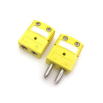 ENCHUFE PARA TERMOCUPLA TIPO K PIN REDONDO AMARILLO MAKPAK