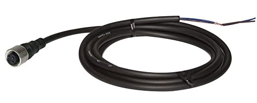 02-02-007_1-1.jpg CABLE PARA SENSOR CONECTOR MACHO M12 4 PINES 2 HILOS VOLTAJE AC 2m DE LARGO - Imagen 1