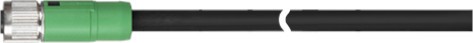 02-02-030_1.jpg CABLE PARA SENSOR DE VISION VG CONECTOR HEMBRA M12 12 PINES 12 HILOS DC 2m DE LARGO - Image 1
