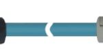 CABLE ETHERNET RJ45 PARA SENSOR DE VISION VG CONECTOR MACHO M12 8 PINES  2m DE LARGO