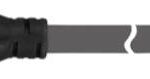 CABLE PARA SENSOR CONECTOR HEMBRA M12 4 PINES 4 HILOS DC 5m DE LARGO