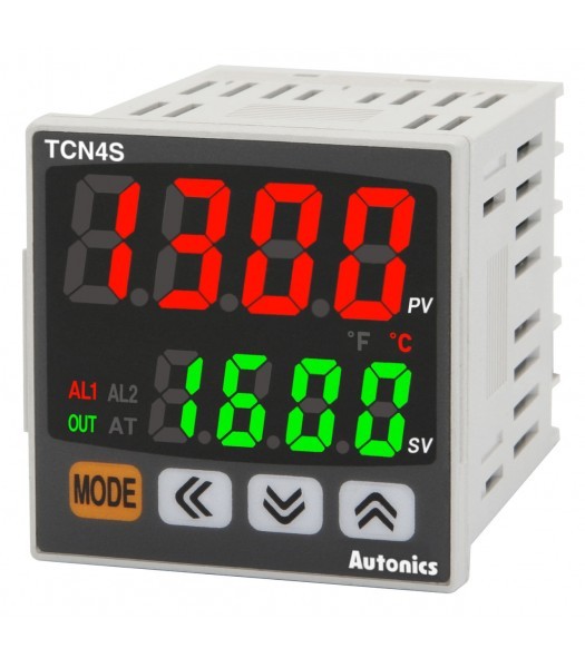 02-03-016_1.jpg CONTROL TEMPERATURA 48X48X65mm TIPO ENTRADA: TERMOPAR, RTD / SALIDA DE CONTROL TIPO RELE O SSR 12VDC, OPCION ALARMA 1/2 / 100-240VAC / CONTROL: ON-OFF, PID - Image 1