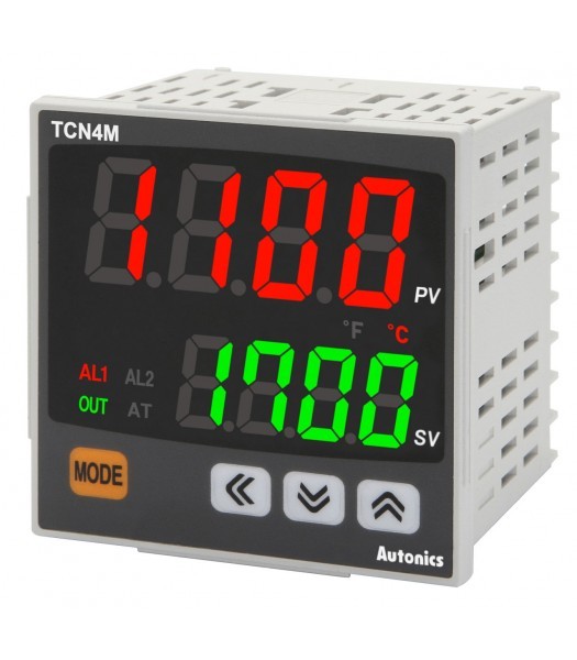 02-03-022_1.jpg CONTROL TEMPERATURA 72X72X65mm TIPO ENTRADA: TERMOPAR, RTD / SALIDA DE CONTROL TIPO RELE O SSR 12VDC, OPCION ALARMA 1/2 / 100-240VAC / CONTROL: ON-OFF, PID - Image 1