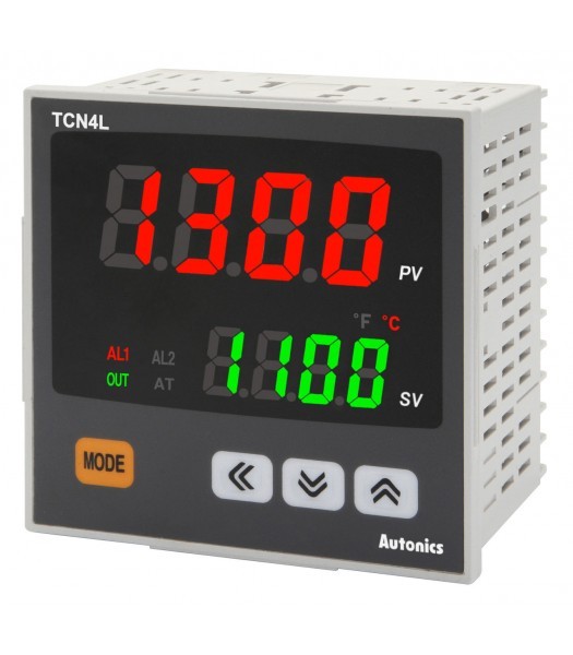 02-03-023_1.jpg CONTROL TEMPERATURA 96X96X48mm TIPO ENTRADA: TERMOPAR, RTD / SALIDA DE CONTROL TIPO RELE O SSR 12VDC, OPCION ALARMA 1/2 / 100-240VAC / CONTROL: ON-OFF, PID - Image 1