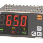 CONTROL TEMPERATURA 96X48X65mm TIPO ENTRADA: TERMOPAR, RTD / SALIDA DE CONTROL TIPO RELE O SSR 12VDC, OPCION ALARMA 1/2 / 100-240VAC / CONTROL: ON-OFF, PID