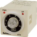 TEMPORIZADOR ANALOGO 8PIN ON DELAY 60MIN RELE+RELE INSTANTAN