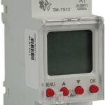 CONTROL DE TEMPERATURA DIGITAL MONTAJE EN RIEL DIN CON SENSOR 24-264 VAC RANGO  -25C A 130C MARCA TM