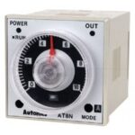 TEMPORIZADOR ANALOGO 8 PINES/ OPERACION DE SALIDA RETARDO A LA CONEXION, PARPADEO, INTERVALO/ OPERACION DE TIEMPO INICIO A LA CONEXION/ ALIMENTACION 100-240 VAC, 24-240 VCC/ RANGO 0,05 s - 100h