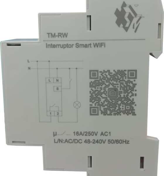 RELE SMART WIFI 48-240V 16A FIJACION RIEL DIN