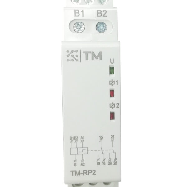 RELE BIESTABLE 24-240VAC DOS CONTACTOS DE SALIDA 10A MARCA TM