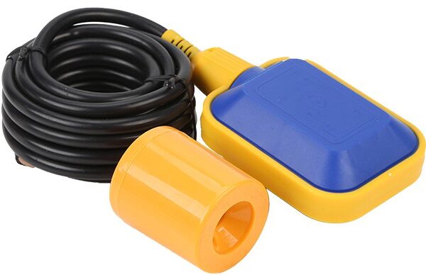INTERRUPTOR NIVEL FLOT.BOYA 10A 250/120V 159MM AZ/AM 2MCABLE