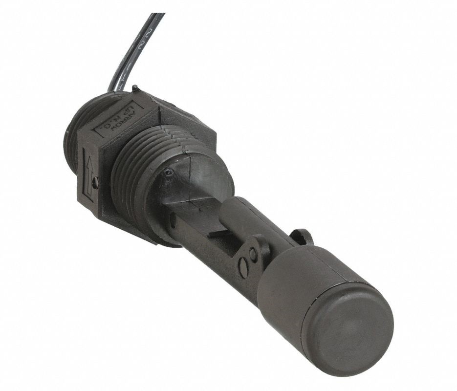 02-08-024_1.jpg INTERRUPTOR NIVEL PLAST.BOYA NEGRA 1/2 X 1/2 NPT - Image 1
