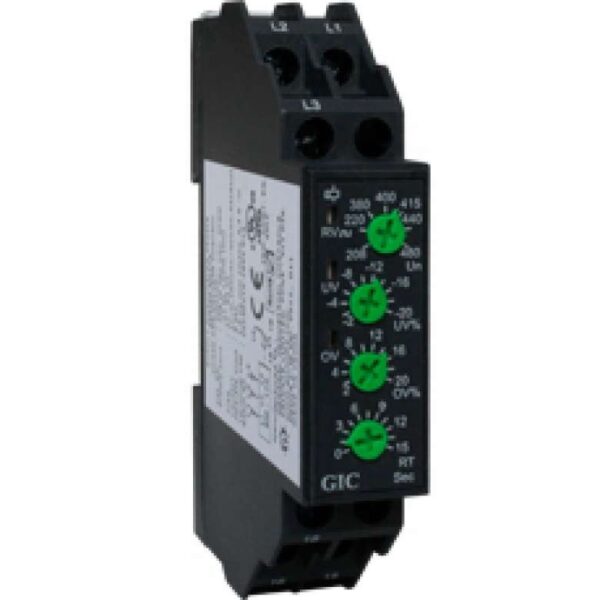 CONTROL FALLA FASE Y VOLTAJE 110-240 VAC SALIDA RELE