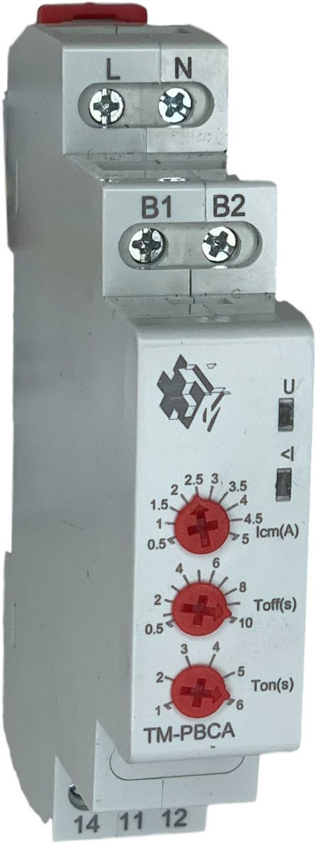 02-11-014_1.jpg RELE PARA PROTECCION POR BAJA CORRIENTE 0.5 - 5A 240V 1PDT MARCA TM - Image 1
