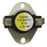 TERMOSTATO DISCO BIMETAL 19MM 25A 240VAC 120-100C 60T11