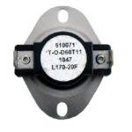 TERMOSTATO DISCO BIMETAL 19MM 25A 240VAC 170-150C 60T11