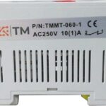 TERMOSTATO PARA PANEL DE MONTAJE EN RIEL DIN 0-60C 10A@250VAC NC MARCA TM
