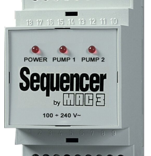 RELE ALTERNADOR/SECUENCIADOR PARA 2 BOMBAS 24V CON PANTALLA