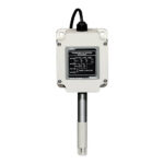 TRANSDUCTOR DE HUMEDAD/ TEMPERATURA SIN PANTALLA RANGO DE TEMPERATURA: -19,9 a 60,6 GRADOS CELSIUS RANGO DE HUMEDAD: 0,0-99.9% RH SALIDA DE TEMPERATURA Y HUMEDAD 4-20mACC ALIMENTACIÓN 24VDC IP65