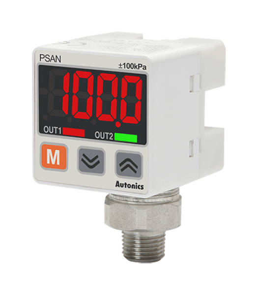 02-18-017_1.jpg SENSOR DE PRESION PSAN GAS-LIQ-ACEITE 145PSIG SAL.4-20mA SALIDA AUXILIAR NPN 24VDC NPT 1/8 - Image 1