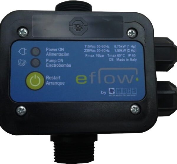 INTERRUPTOR DE FLUJO E-FLOW 115V(1HP) 230V(2HP) 1 PULGADAS NPT