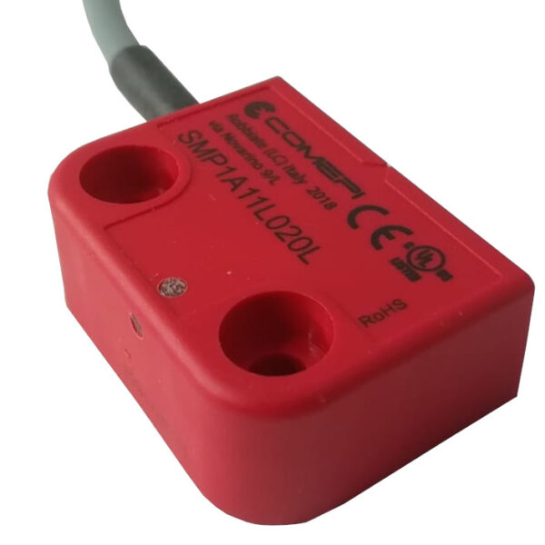 RECEPTOR PARA SENSOR MAGNETICO COMEPI SENTIDO DE CONEXIÓN IZQUIERDO 1NO+1NC IP67 24VDC 025A CABLE 2M (REQUIERE ACTUADOR MAGNETICO)