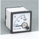 AMPERIMETRO ANALOGO PARA PANEL 0 A 400A AC 48X48MM con TRANS