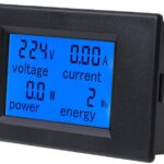 MEDIDOR DIGITAL VARIABLES ELECTRICAS MULTI FUNCION 80 - 260VAC/ 0 - 99A / 45-65HZ / 0 - 22KW MEDIDAS 80 X 40 X 21MM MARCA TM