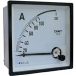 MEDIDOR ANALOGO, AMPERIMETRO INDIRECTO PANEL NP96-A 500/1000A - 5A. CLASS 1.5