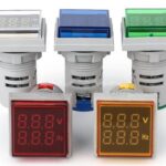 VOLTIMETRO + FRECUENCIMETRO DIGITAL 22MM 50-500VAC 0 - 99HZ MARCA TM