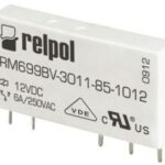 RELEVO 5 PINES 24VDC TIPO SLIM 6A 250VAC 30VDC