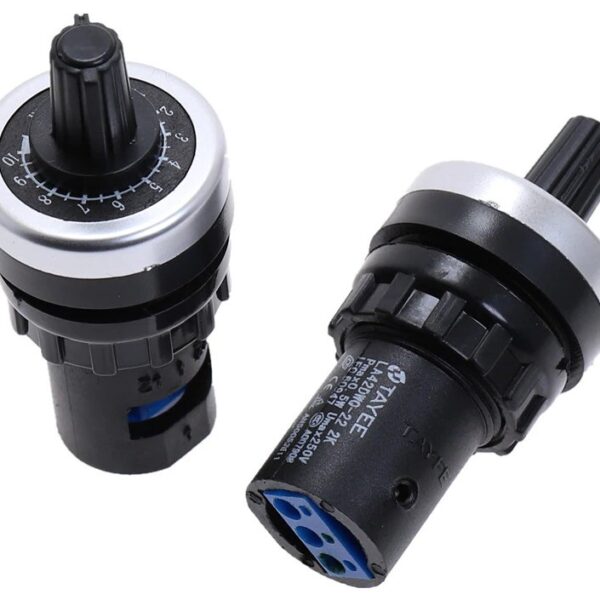 POTENCIOMETRO LINEAL ENCAPSULADO 2K 1 VUELTA 22 MM DIAM.