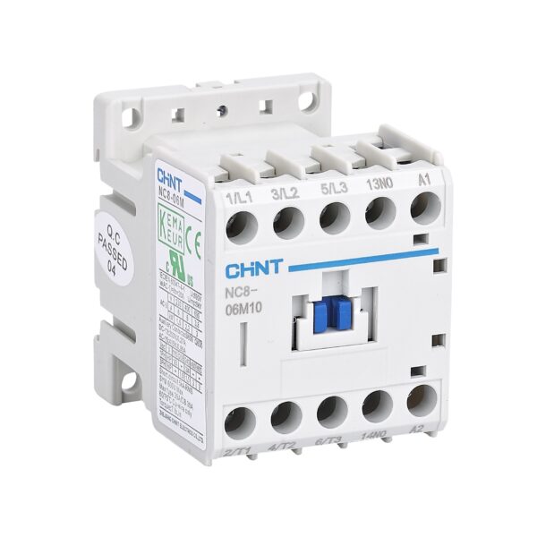 CONTACTOR AUXILIAR 12A 2NA + 2NC BOBINA 24VDC SERIE NC8 CHINT