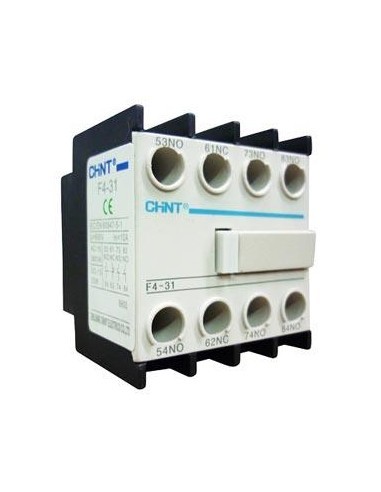 04-08-008_1.jpg CONTACTO AUXILIAR SUPERIOR 3NA+1NC PARA CONTACTOR NC1 Y NC8 - Image 1