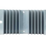 DISIPADOR DE CALOR DE ALUMINIO PARA 1 RELE DE ESTADO SOLIDO DE  10 A 30 AMP TAMAÑO 60X125X50MM, MARCA TM