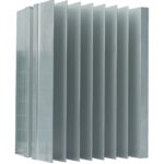 DISIPADOR DE CALOR DE ALUMINIO PARA 1 RELE DE ESTADO SOLIDO DE  10 A 40 AMP TAMAÑO 110X68X80MM, MARCA TM