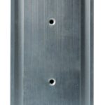 DISIPADOR DE CALOR DE ALUMINIO PARA 1 RELE DE ESTADO SOLIDO DE  10 A 70 AMP TAMAÑO 132X68X80MM, MARCA TM