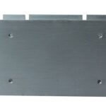 DISIPADOR DE CALOR DE ALUMINIO PARA 2 RELE DE ESTADO SOLIDO DE  10 A 70 AMP TAMAÑO 132X80X80MM, MARCA TM