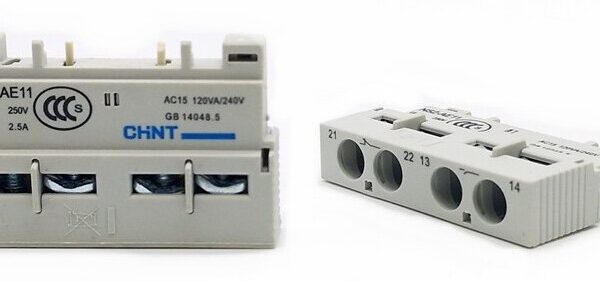 CONTACTO AUXILIAR FRONTAL DE GUARDAMOTOR 1NA + 1NC NS2-AE11 (NS2-25/32/25X/32X/80)