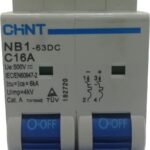 BREAKER NB1 2 POLOS-16A CORRIENTE DIRECTA UL. NB1-63DC 2P C16A 125VDC 6KA