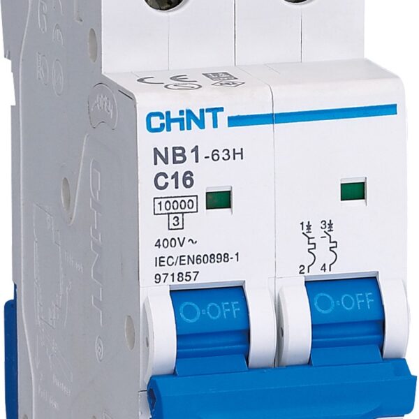 BREAKER NB1 2 POLOS 63A UL DC
