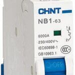 BREAKER NB1-63H 1 POLO 20A 10KA DB CHINT