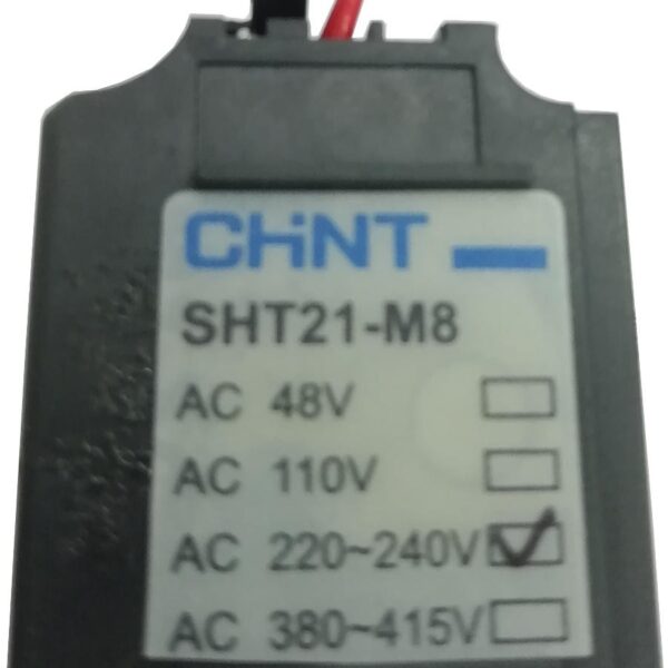 BOBINA DE DISPARO 220-240VAC SHT21-M8 PARA BREAKER NM8N-125 CHINT
