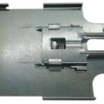ACCESORIO DE MONTAJE EN RIEL DIN DRA21 PARA BREAKER NM8N-125 CHINT