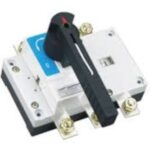SECCIONADOR DE CAMBIO MANUAL 3 POS TIPO MTS SIN PROTECCION TERMOMAGNETICA SERIE NH40 W MARCA CHINT NORMADO IEC 3 POLOS 125 AMPERIOS VOLTAJE 690 VAC MAX Y 440 VDC MAX. MANETA FRONTAL Y CENTRADA OPERACION PUERTA