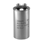 CAPACITOR DE TRABAJO MARCA CSC DE CAPACIDAD 65UF EN VOLTAJE 370 DIMENSIONES DE CUERPO APROXIMADAS REDONDO   50.80 x 95.25