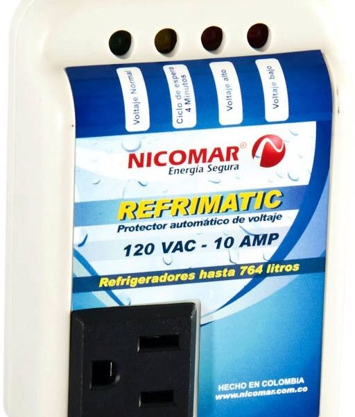 PROTECTOR DE VOLTAJE 120V/10A/ NEVERAS y CONGELADORES