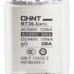 FUSIBLE TIPO CUCHILLA TAMAÑO 1  200A SERIE RT36 CHINT