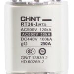 FUSIBLE TIPO CUCHILLA TAMAÑO 1  250A SERIE RT36 CHINT